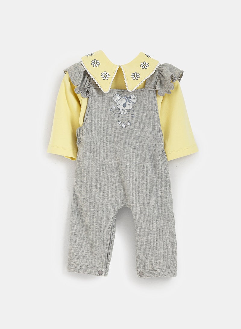 Junior Baby Girls Romper Set Pack Of 2 - Image 3